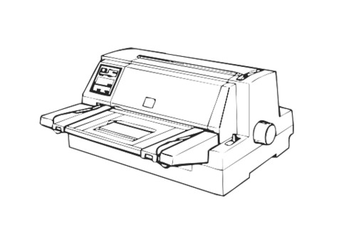 Product picture EPSON LQ-670 IMPACT DOT MATRIX PRINTER SERVICE REPAIR MANUAL