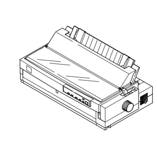 Product picture Epson LQ-2180 Impact Serial Dot Matrix Printer Service Repair Manual