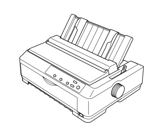 Product picture Epson FX-890 / FX-2190 Serial Impact Dot Matrix Printer Service Repair Manual