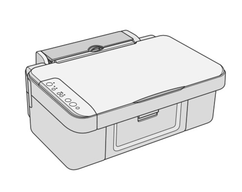 Product picture Epson Stylus CX3700/CX3800/CX3805/CX3810/DX3800/DX3850 Color Inkjet Printer Service Repair Manual
