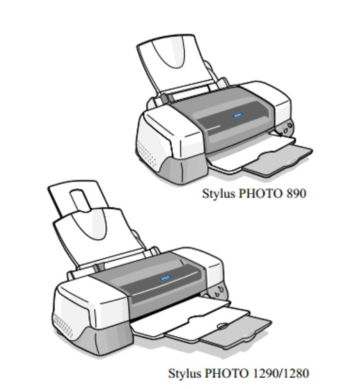 Product picture Epson Stylus PHOTO 890/1280/1290 Color Inkjet printer Service Repair Manual