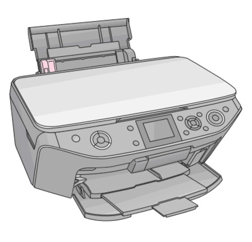 Product picture Epson Stylus Photo RX585/RX595/RX610 Color Inkjet Printer Service Repair Manual