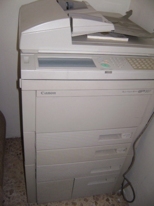 Product picture Canon GP30F / GP20F / GP20FA / GP25FA Parts Catalog