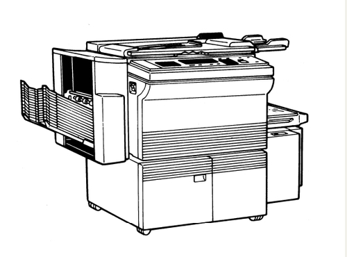 Product picture RICOH FT5540/FT5550/FT5570 Copiers Service Repair Manual + Parts Catalog