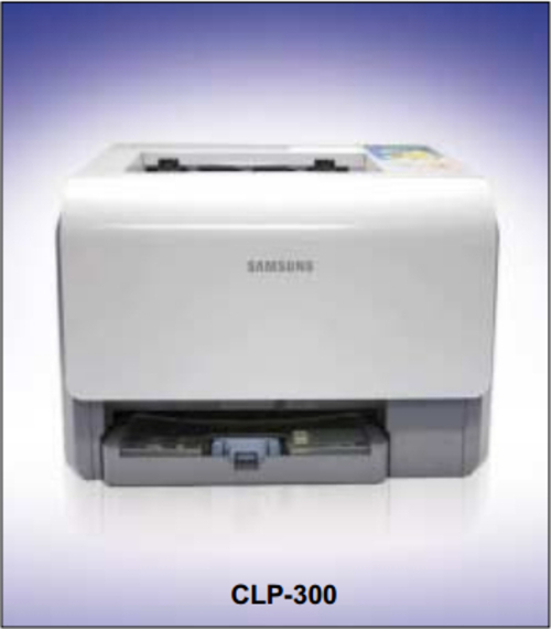 Product picture Samsung CLP-300 Series CLP-300N/XAZ Color Laser Printer Service Repair Manual