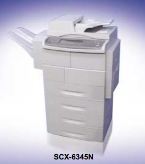 Product picture Samsung SCX-6345 Series SCX-6345N/XAA Digital Laser Multi-Function Printer Service Repair Manual