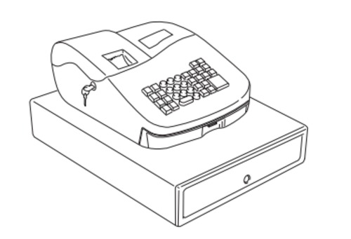 Product picture Cash Register CMS 140 euro / CMS 240 euro Service Repair Manual