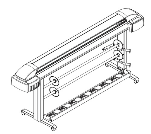 Product picture ENCAD NOVAJET 500/630/700 SERIES COLOR INKJET PRINTER Service Repair Manual