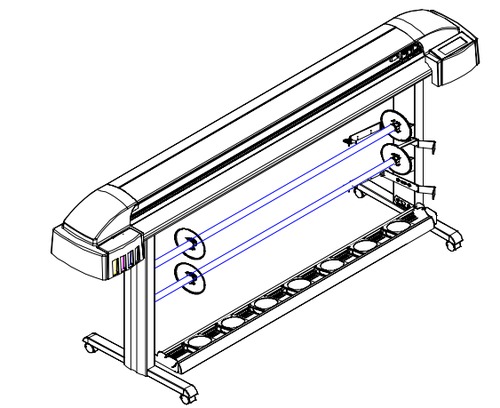 Product picture ENCAD NOVAJET PRO 600e COLOR INKJET PRINTER Service Repair Manual
