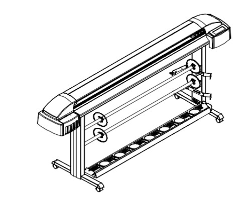 Product picture ENCAD NOVAJET PROe SERIES COLOR INKJET PRINTER Service Repair Manual