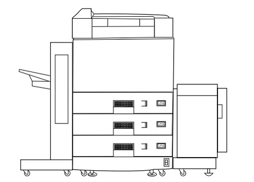 Product picture HP D640 Cut Sheet Printer Service Repair Manual