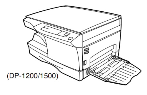 Product picture TOSHIBA DP1200, DP1500 DIGITAL PLAIN PAPER COPIER Service Repair Manual