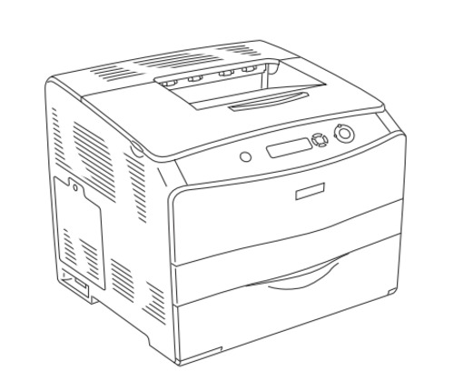 Product picture EPSON AcuLaser C1100 A4 Full Color Laser Printer Service Repair Manual