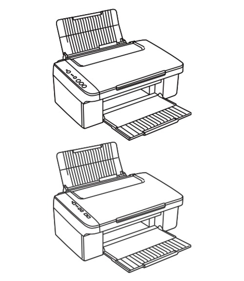Product picture Epson Stylus TX110/TX111/TX112/TX113/TX115/TX117/TX119/NX110/NX115/SX110/SX115 Color Inkjet Printer Service Repair Manual