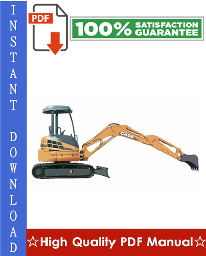 Product picture CASE CX20B, CX22B, CX27B HYDRAULIC EXCAVATOR Workshop Service Repair Manual