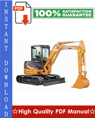Product picture CASE CX40B, CX50B HYDRAULIC EXCAVATOR Workshop Service Repair Manual