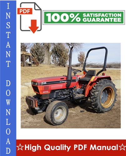 Product picture CASE INTERNATIONAL 235, 235H, 245, 255, 265 & 275 TRACTOR Workshop Service Repair Manual