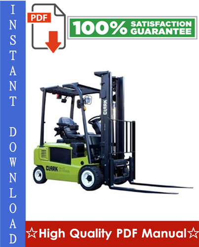 Product picture CLARK CMP 50, CMP 60, CMP 70, CMP 75S FORKLIFT Workshop Service Repair Manual