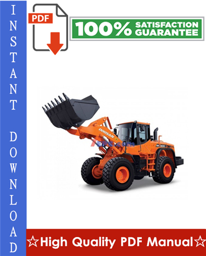 Product picture DOOSAN DL300 WHEEL LOADER Workshop Service Repair Manual
