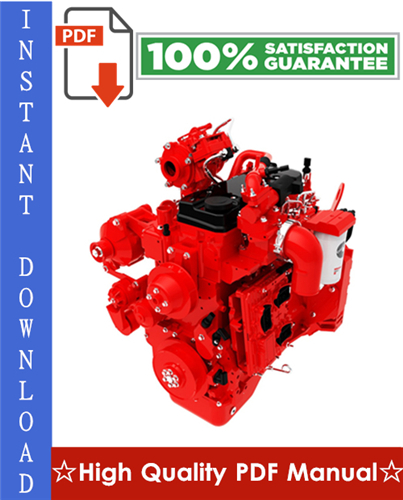 Product picture Cummins QSB4.5 Engine Operation and Maintenance Manual