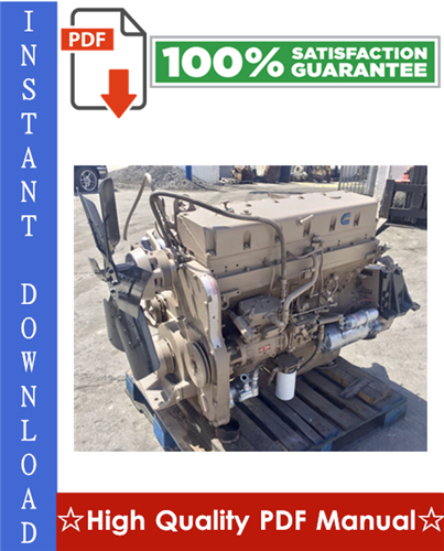 Product picture Cummins L10 Series Diesel Engine Workshop Service Repair Manual