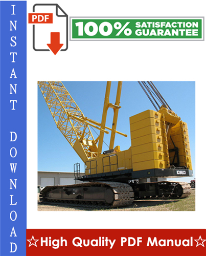 Product picture Kobelco CK2500-2, CKE2500-2 Crawler Crane Workshop Service Repair Manual