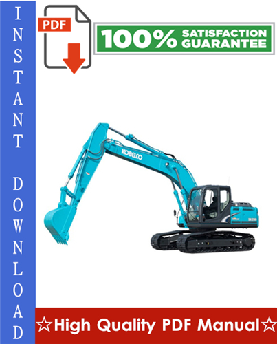 Product picture Kobelco SK200-8, SK210CL-8 Hydraulic Excavator Workshop Service Repair Manual