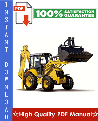 Product picture New Holland B110, B115 Backhoe Loader Workshop Service Repair Manual