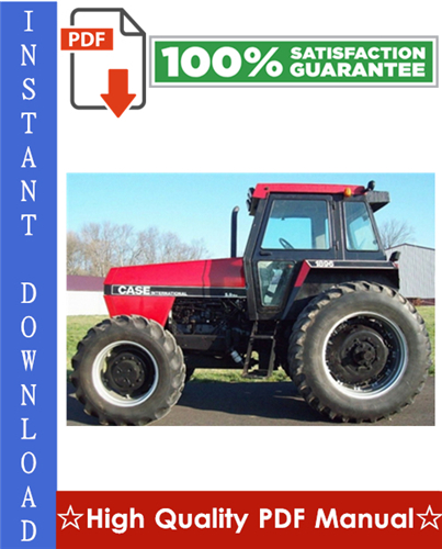 Product picture Case International 1896 & 2096 Tractor Workshop Service Repair Manual