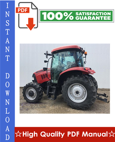 Product picture Case IH MAXXUM 100, MAXXUM 110 Multicontroller, MAXXUM 110, MAXXUM 115 Multicontroller, MAXXUM 115, MAXXUM 120, MAXXUM 125, MAXXUM 130, MAXXUM 140 Tractor Workshop Service Repair Manual