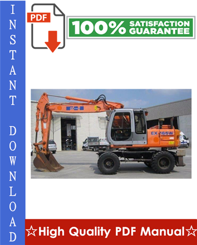 Product picture Fiat - Hitachi EX165W Excavator Workshop Service Repair Manual