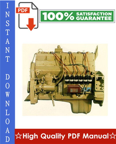 Product picture Cummins L10 Series Diesel Engine Troubleshooting and Repair Manual