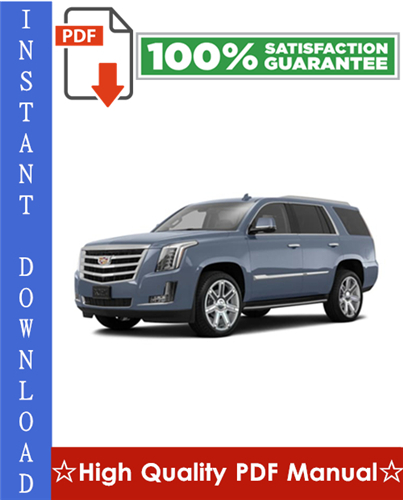 Product picture Cadillac Escalade Workshop Service Repair Manual 2007-2009 Download