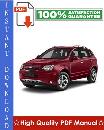 Product picture Chevrolet Captiva Sport Workshop Service Repair Manual 2008-2010 Download