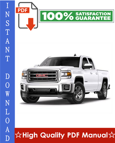 Product picture Gmc Sierra Workshop Service Repair Manual 1999-2006 Download