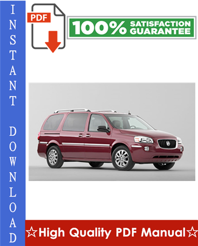 Product picture Buick Terraza Workshop Service Repair Manual 2005-2007 Download