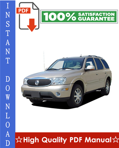 Product picture Buick Rainier Workshop Service Repair Manual 2004-2007 Download