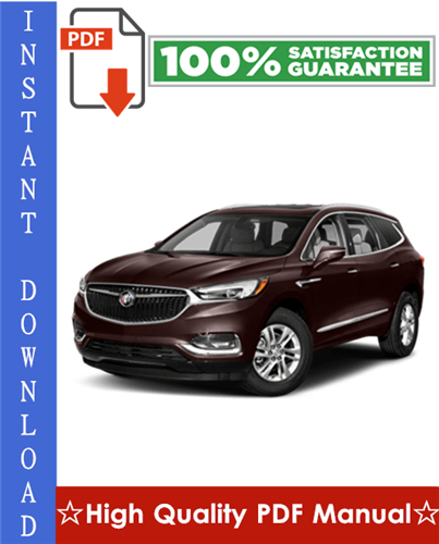 Product picture Buick Enclave Workshop Service Repair Manual 2007-2009 Download