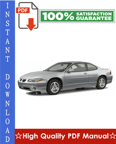 Product picture Pontiac Grand Prix Workshop Service Repair Manual 1997-2003 Download
