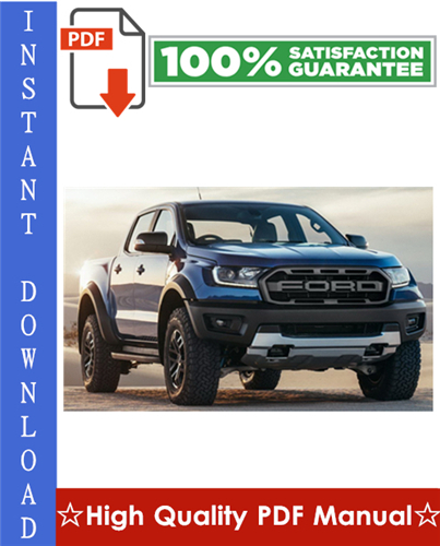 Product picture Ford Ranger Workshop Service Repair Manual 2001-2008 Download