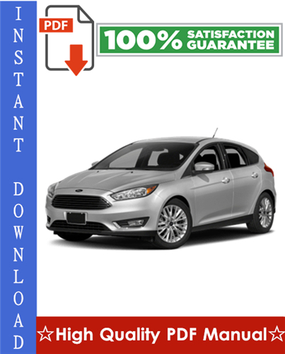 Product picture Ford Focus Workshop Service Repair Manual 2000-2007 Download