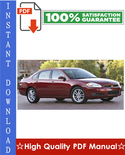 Product picture Chevy Chevrolet Impala Workshop Service Repair Manual 2000-2005 Download