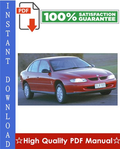 Product picture Holden Commodore VT VX VY VU Series Workshop Service Repair Manual 1997-2004 Download