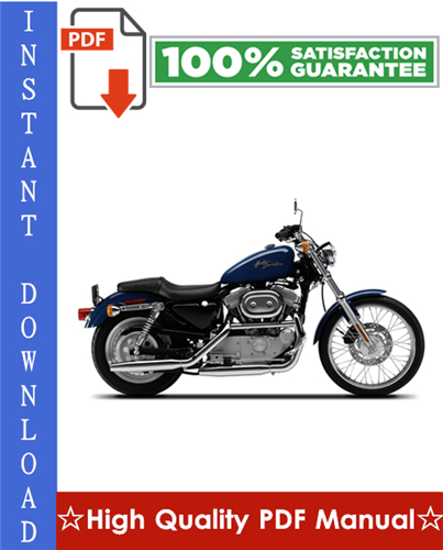 Product picture Harley Davidson XL/XLH Sportster Motorcycle Workshop Service Repair Manual 1986-2003 Download