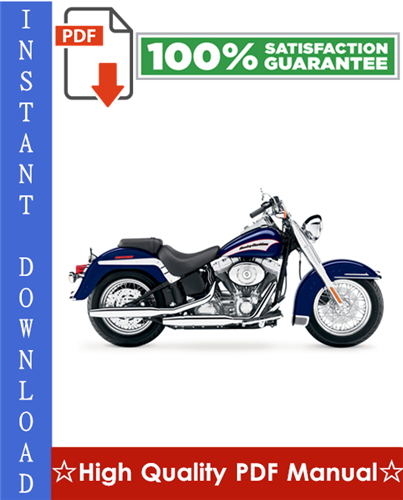 Product picture Harley Davidson Softail FLST, FXST Series Motorcycle Workshop Service Repair Manual 2000-2005 Download
