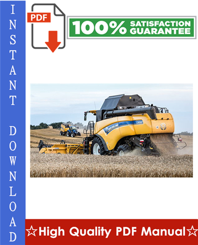 Product picture New Holland CX Series Combines Workshop Service Repair Manual