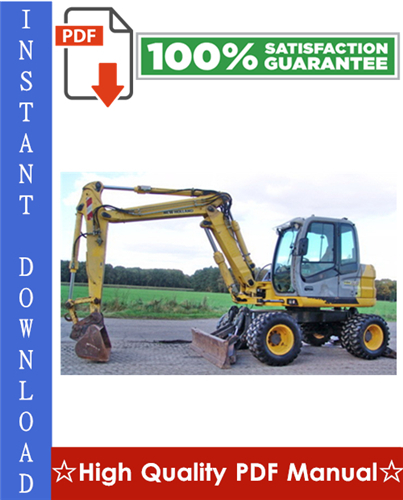 Product picture New Holland MH2.6, MH3.6 Excavator Workshop Service Repair Manual