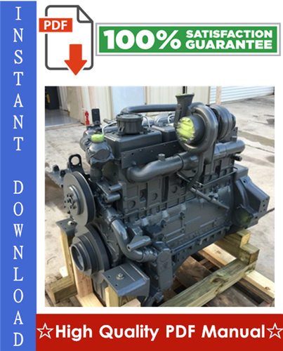 Product picture Daewoo Doosan D1146, D1146TI, DE08TIS Diesel Engine Workshop Service Repair Manual