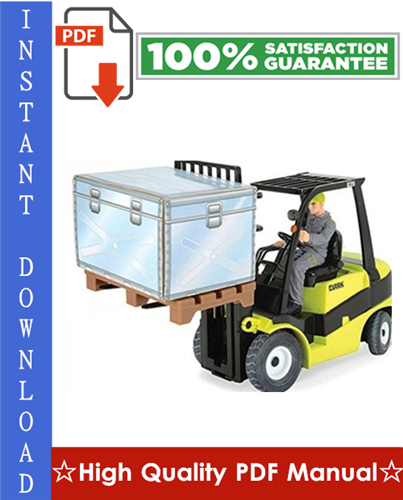 Product picture Clark SF20D, SF25D, SF30D, SF20L, SF25L, SF30L, SF20G, SF25G, SF30G, CMP20D, CMP25D, CMP30D, CMP20L, CMP25L, CMP30L, CMP20G, CMP25G, CMP30G Forklift Trucks Workshop Service Repair Manual