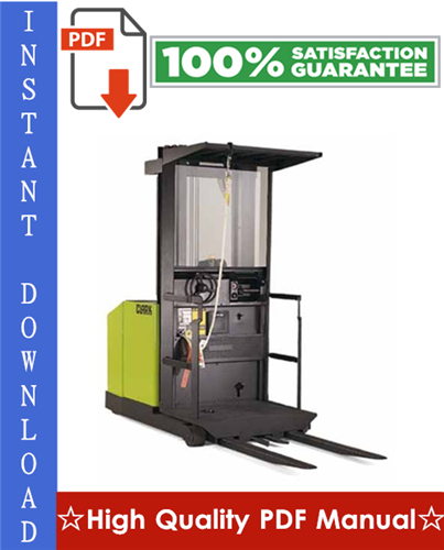 Product picture Clark OP15 Forklift Workshop Service Repair Manual